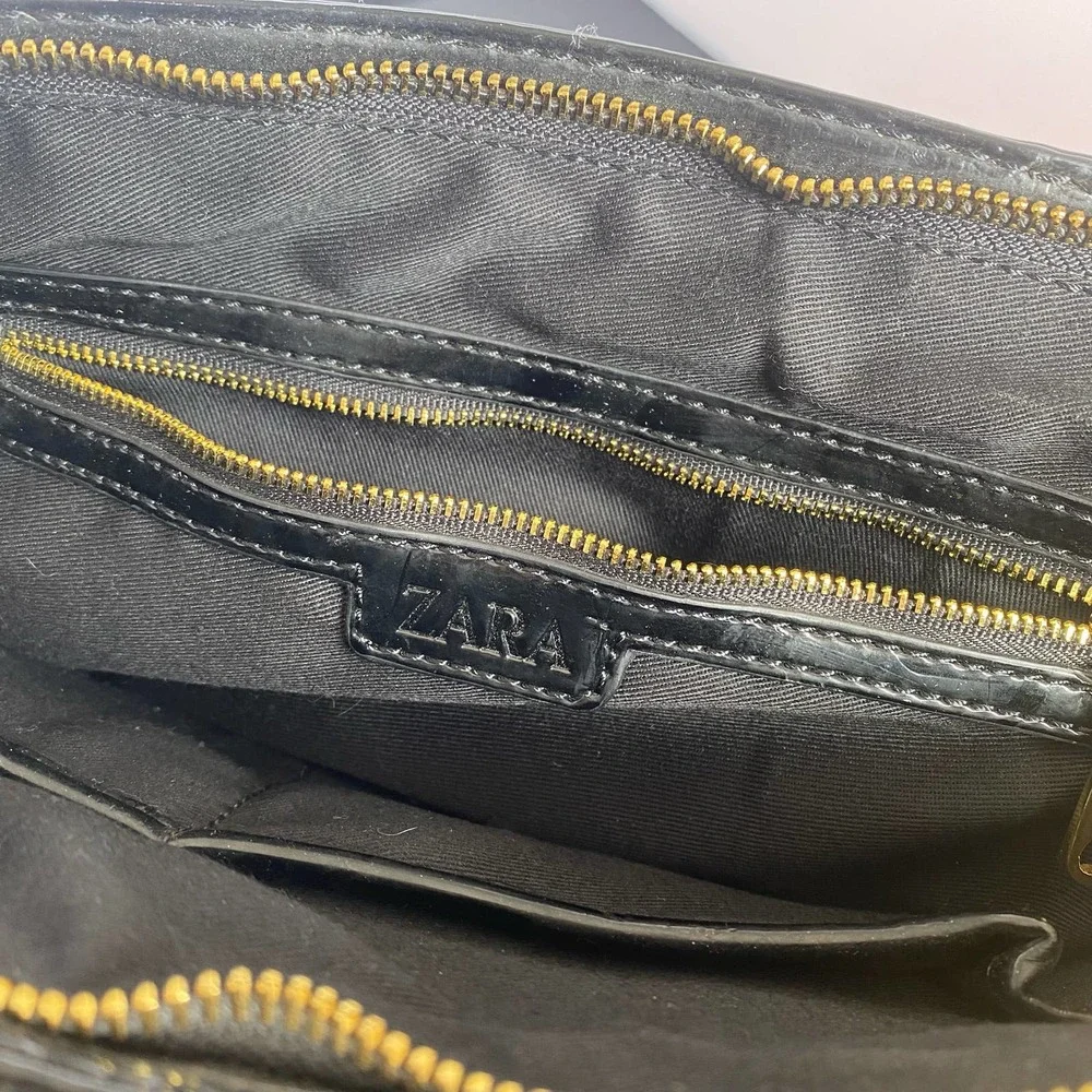 Vintage Zara Large Handbag Purse - Picture 2 of 2